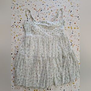 Popflex Floral Babydoll Spaghetti Strap Dress M